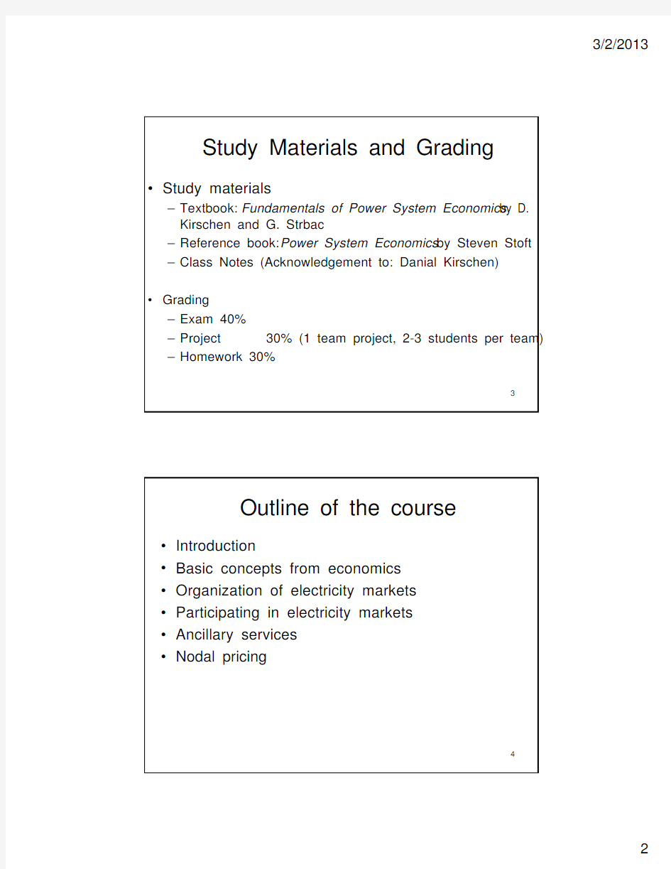 Syllabus in slides
