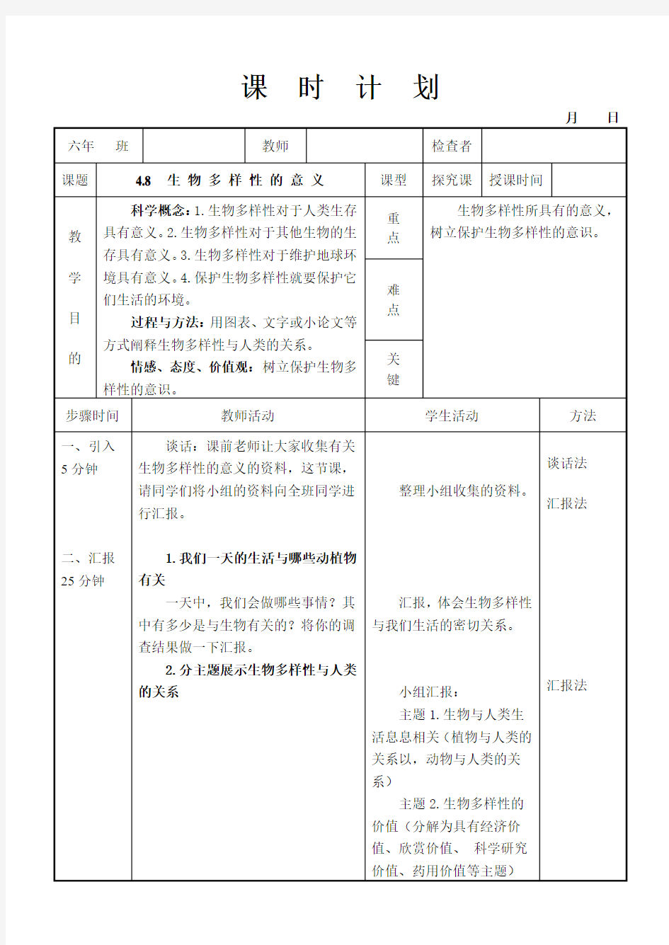 生物多样性的意义