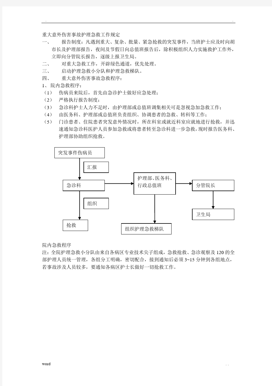 护理人员发生针刺伤的应急预案