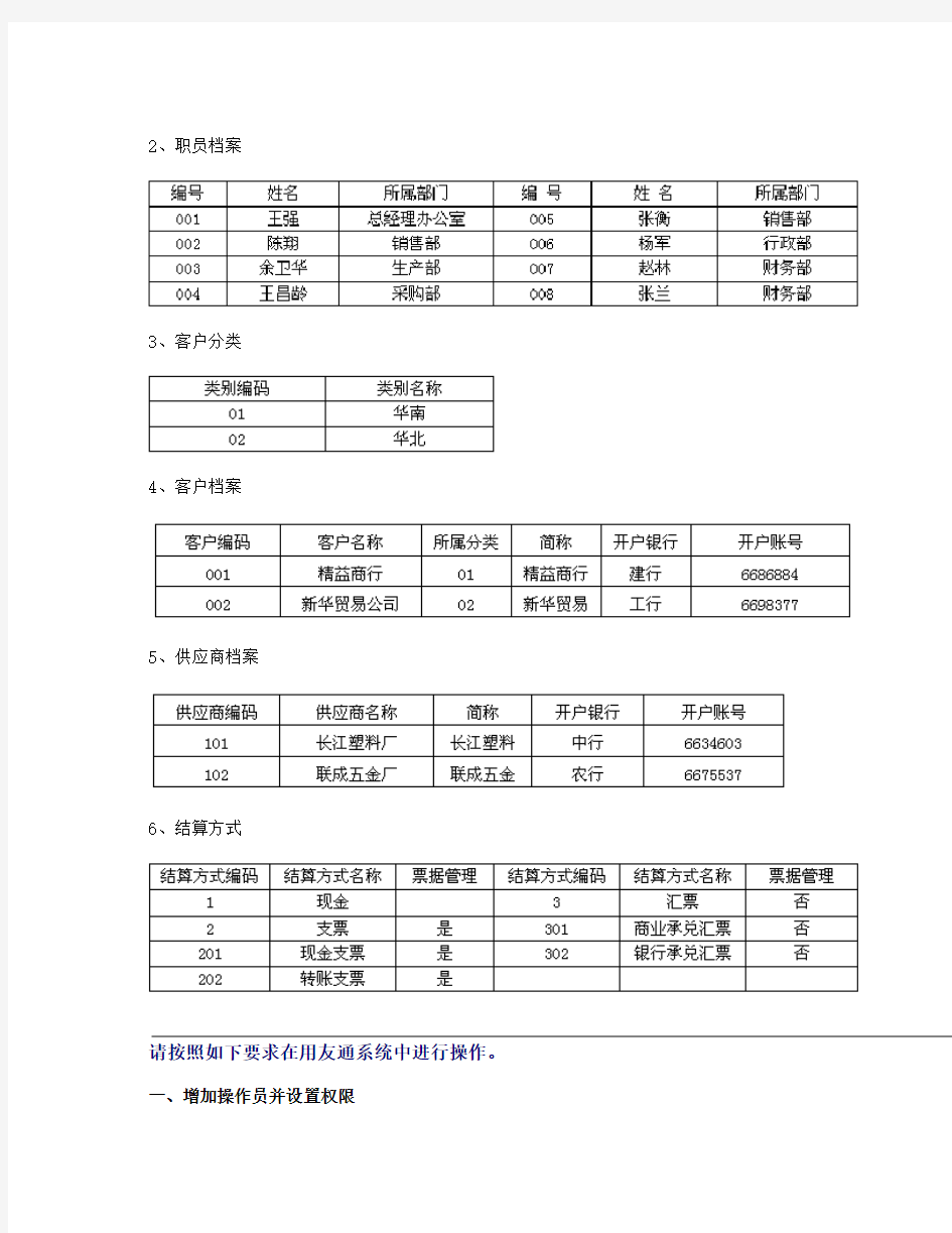 会计电算化精选试题三