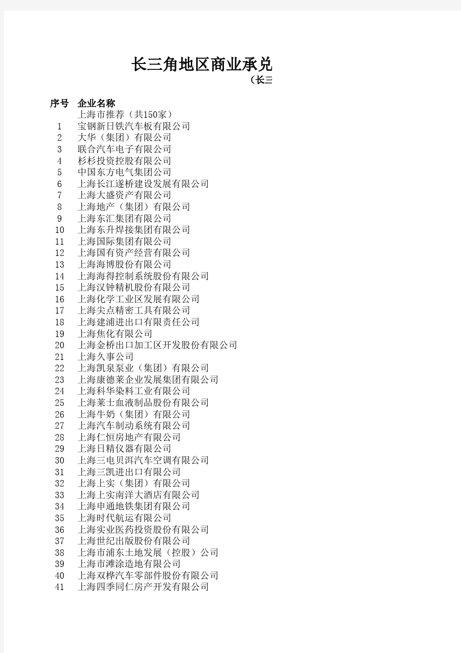 500强商业承兑汇票企业名单