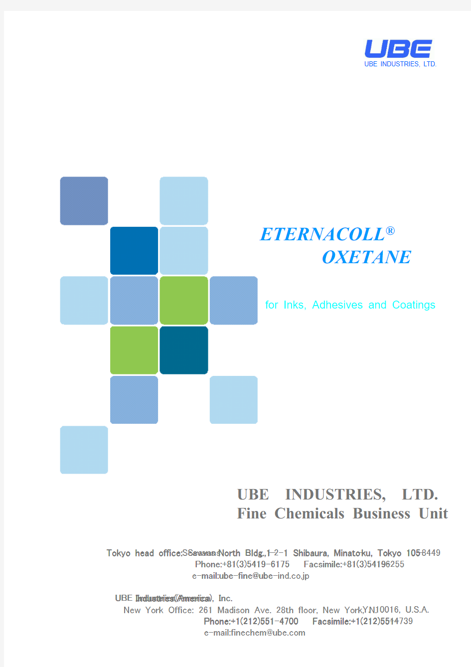 UBE Oxetane brochure (EHO OXBP)