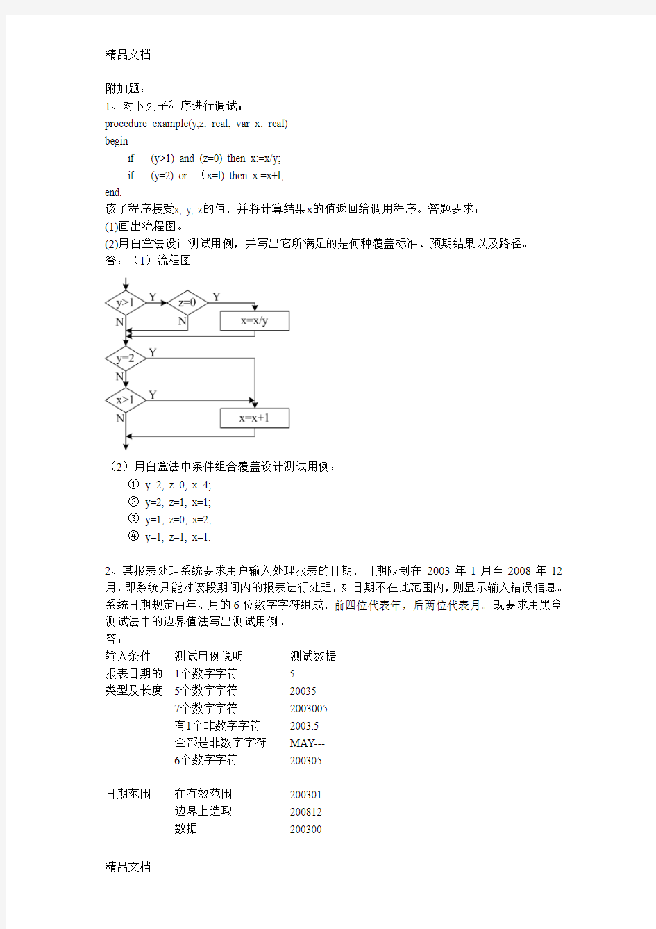 (整理)西安电子科技大学《软件工程》作业