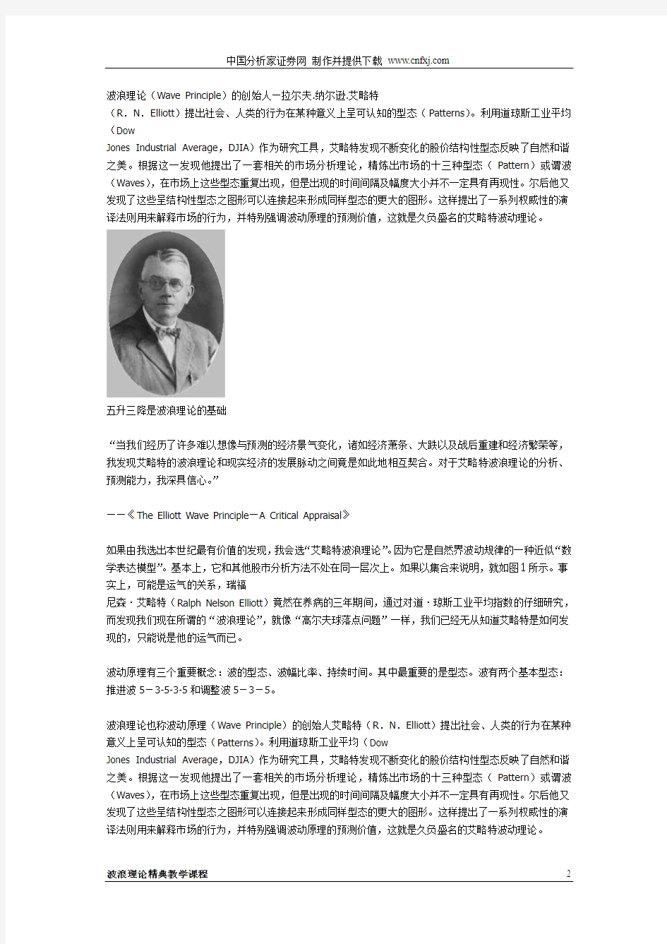 184波浪理论精典教学课程