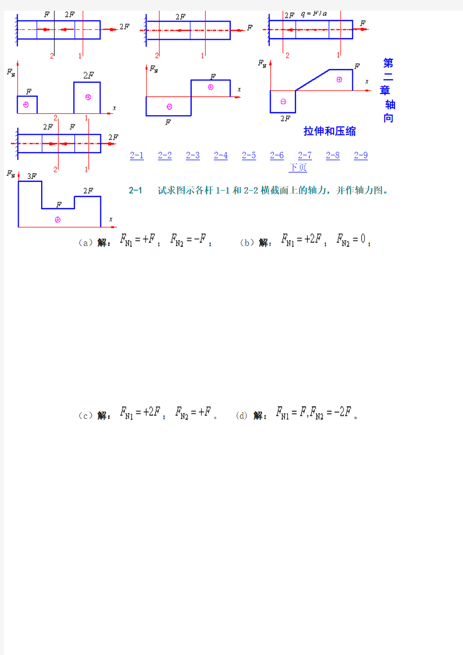 材料力学第五版1课后习题答案