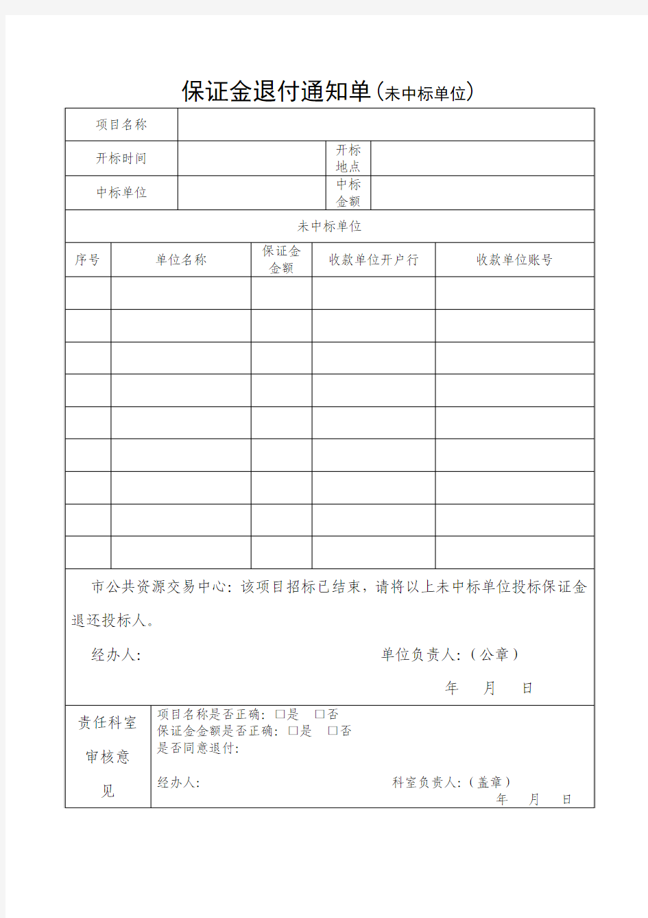 退款通知 支付凭证