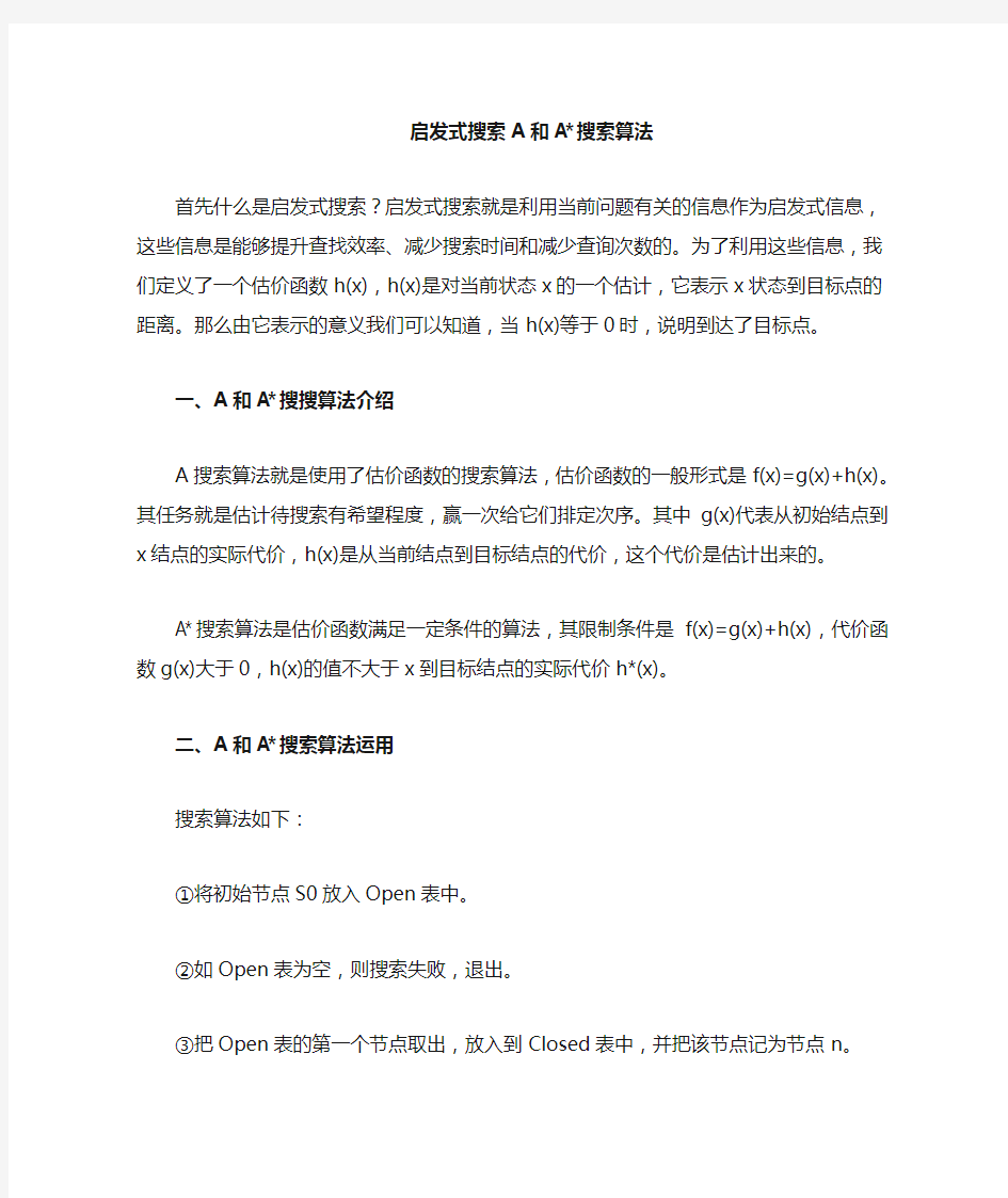 盲目搜索与启发式搜索的主要方法和策略