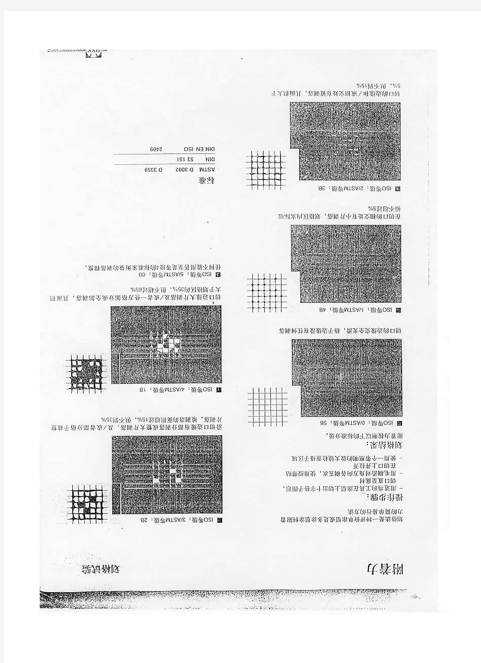 附着力测试标准