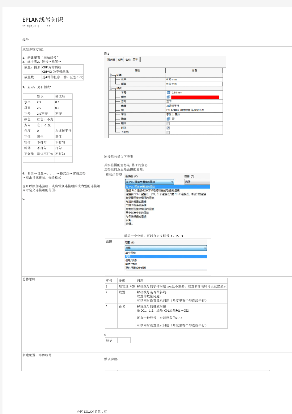 EPLAN线号知识