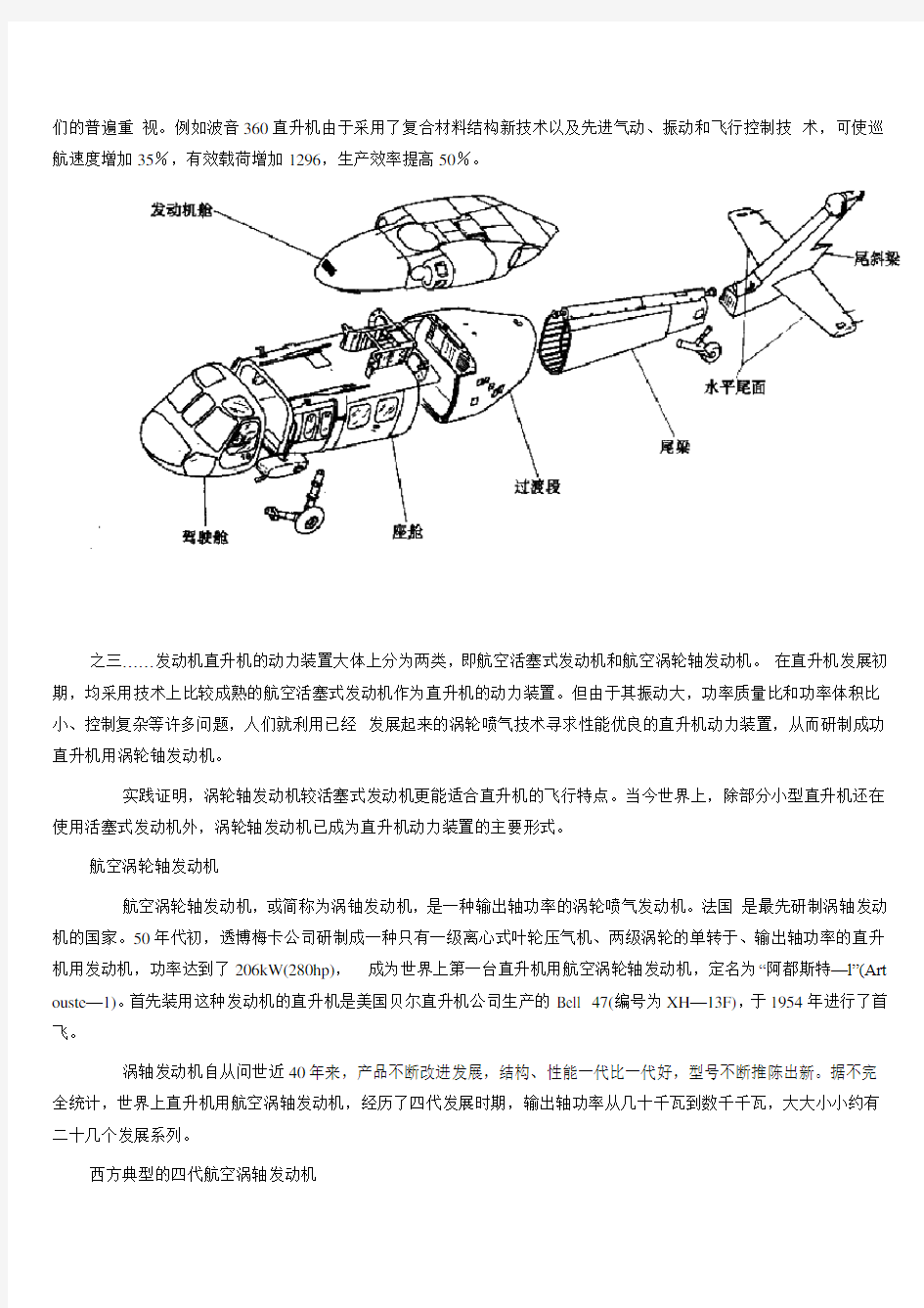 最全图解直升机的结构(最全)