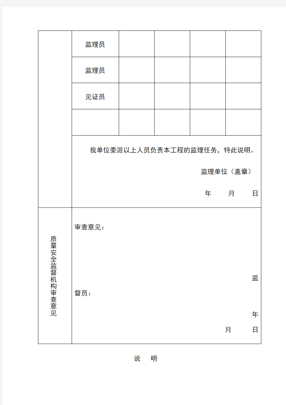 9.-监理单位资质和人员资格审查表