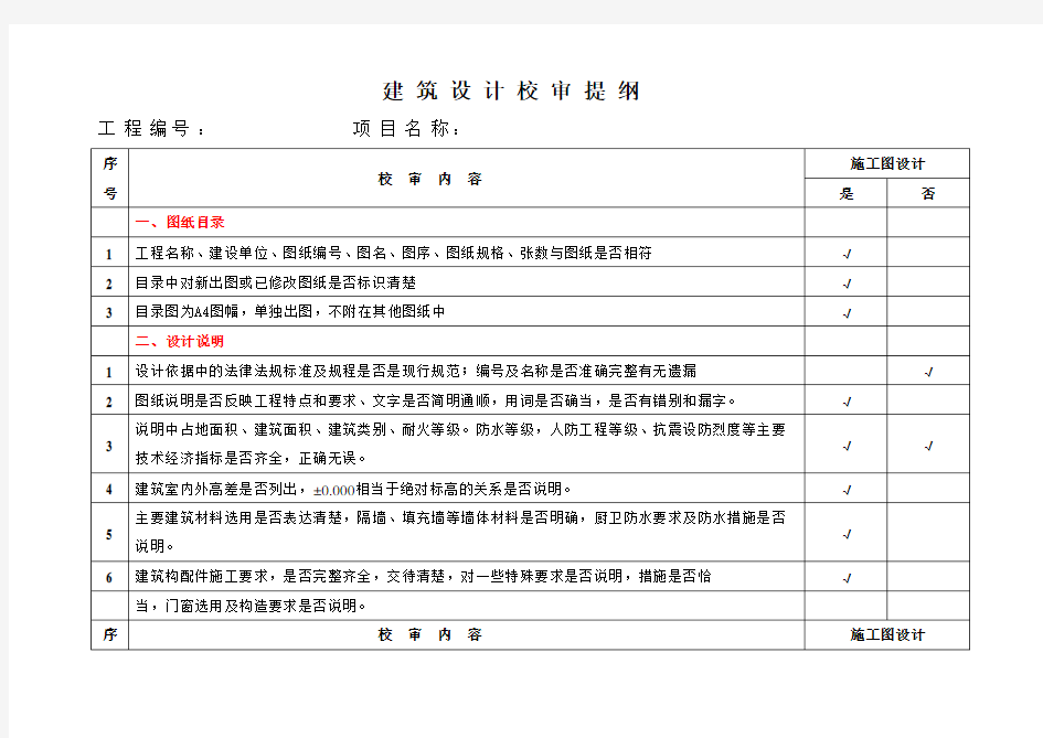 校对审核规格表