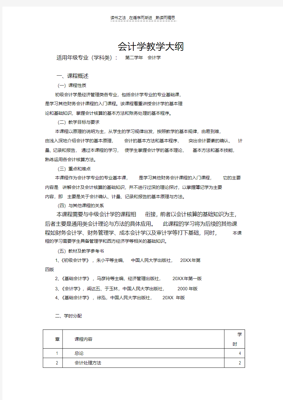 最新会计学基础知识重点