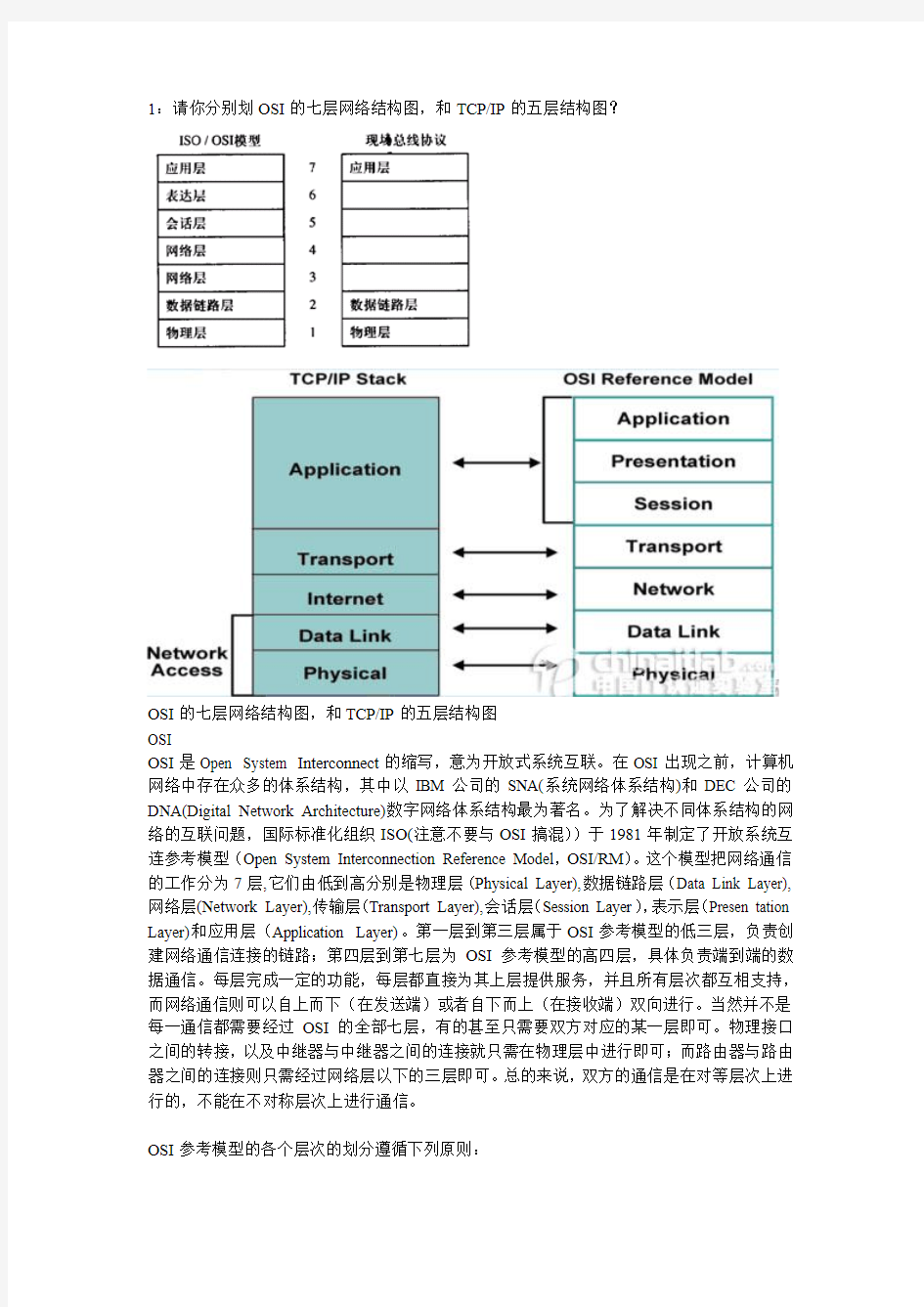 华为软件测试工程师笔试题及部分答案