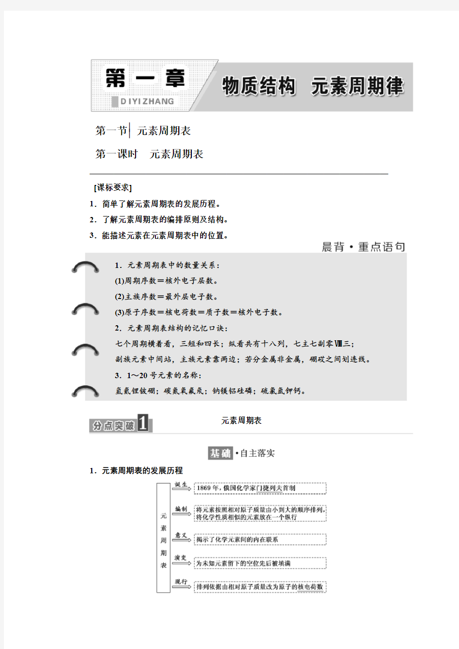 【人教版】2018-2019学年高一化学必修二：全册同步讲义(含答案)