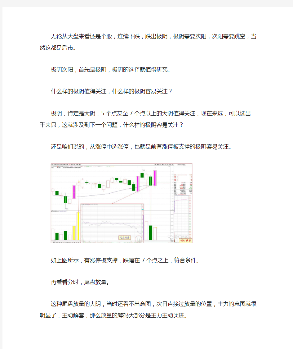 极阴次阳的几点解读