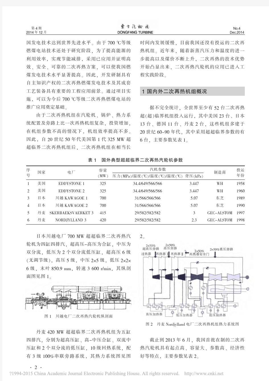 东方超超临界二次再热660MW汽轮机热力设计特点_陈显辉
