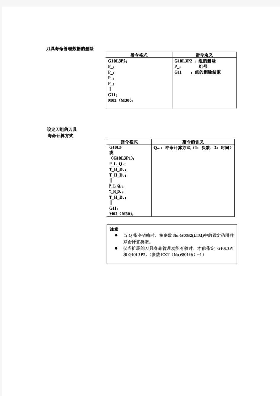 9.刀具寿命管理