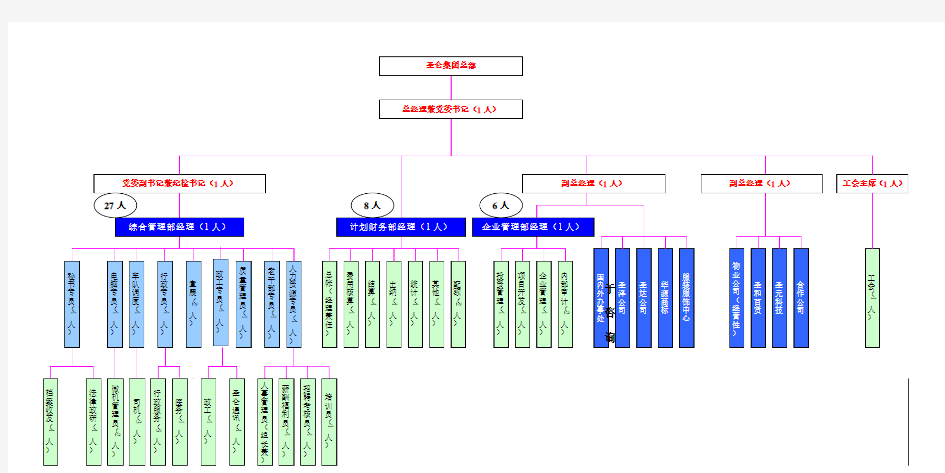 集团公司组织结构图