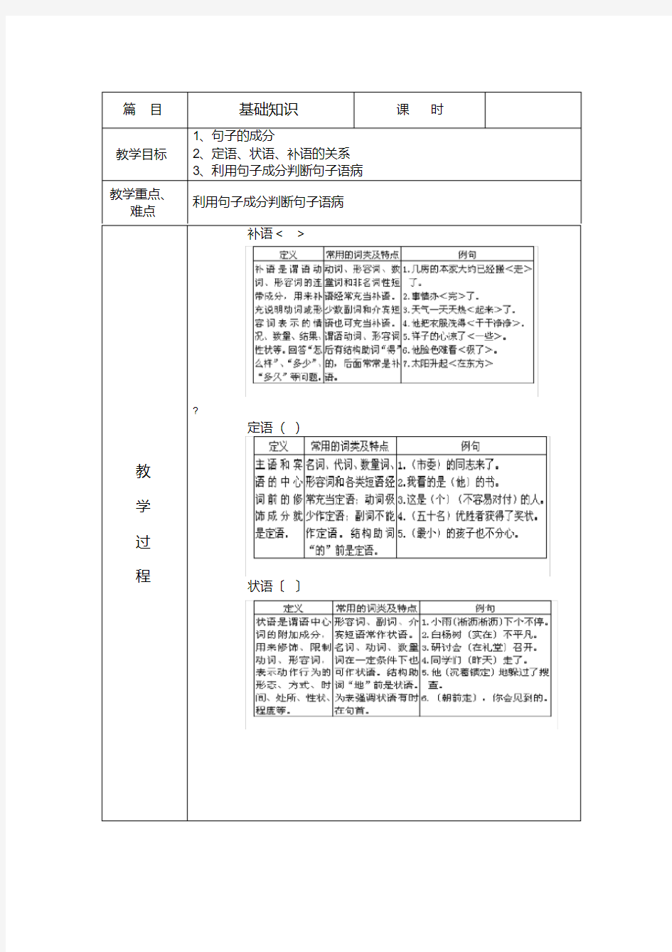 第五单元基础知识