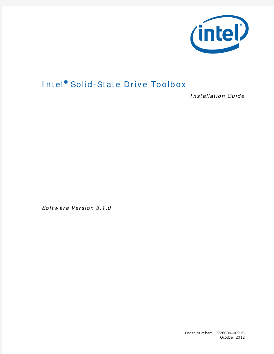 Intel_SSD_Toolbox_3 1_Installation_Guide_326039-002_Multi-Languages