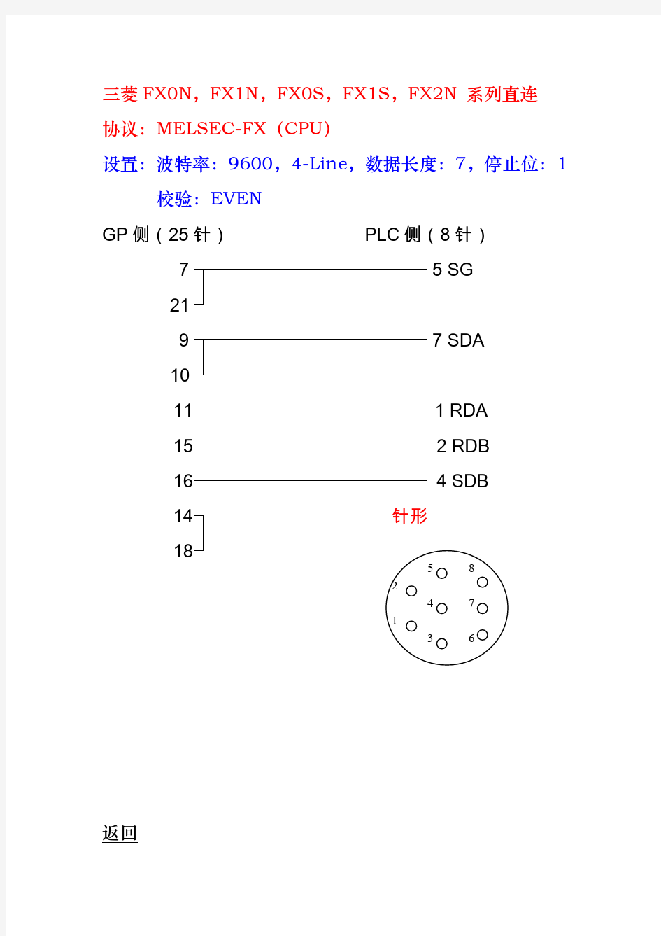 proface与PLC接线图