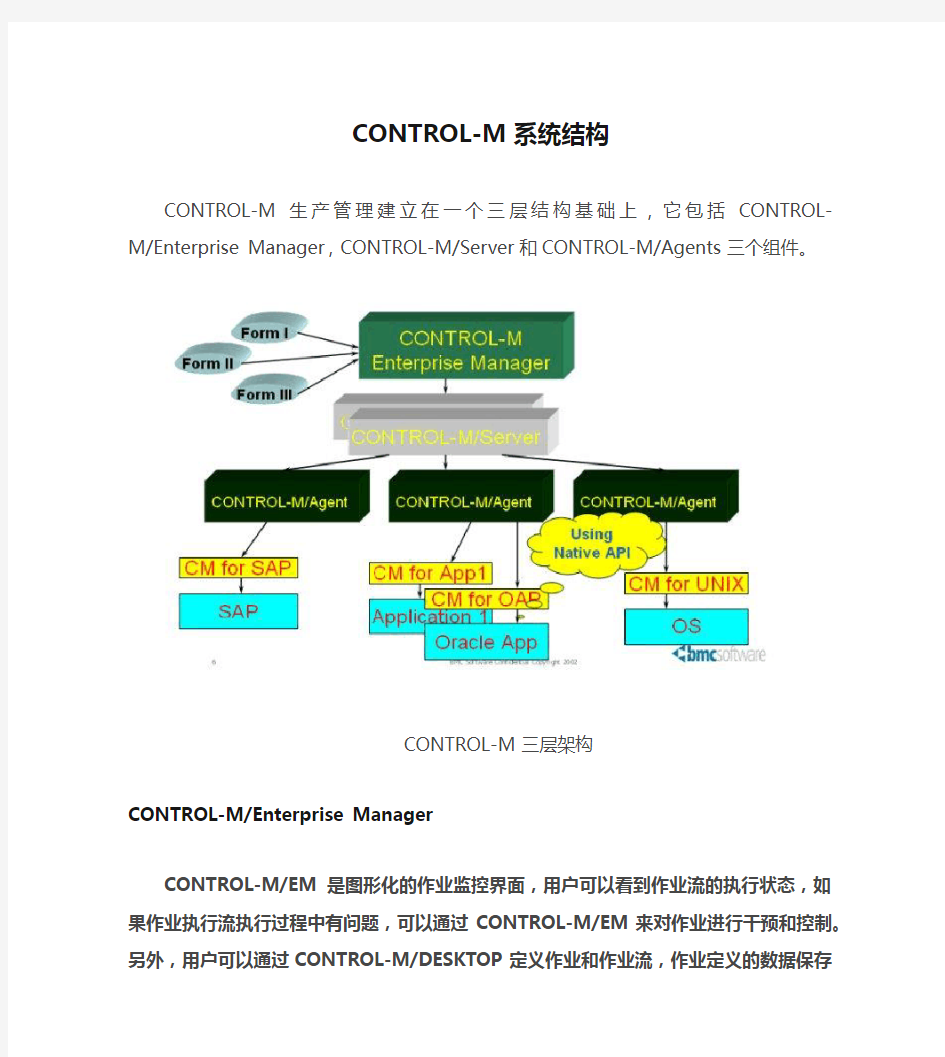 CONTROL-M系统结构