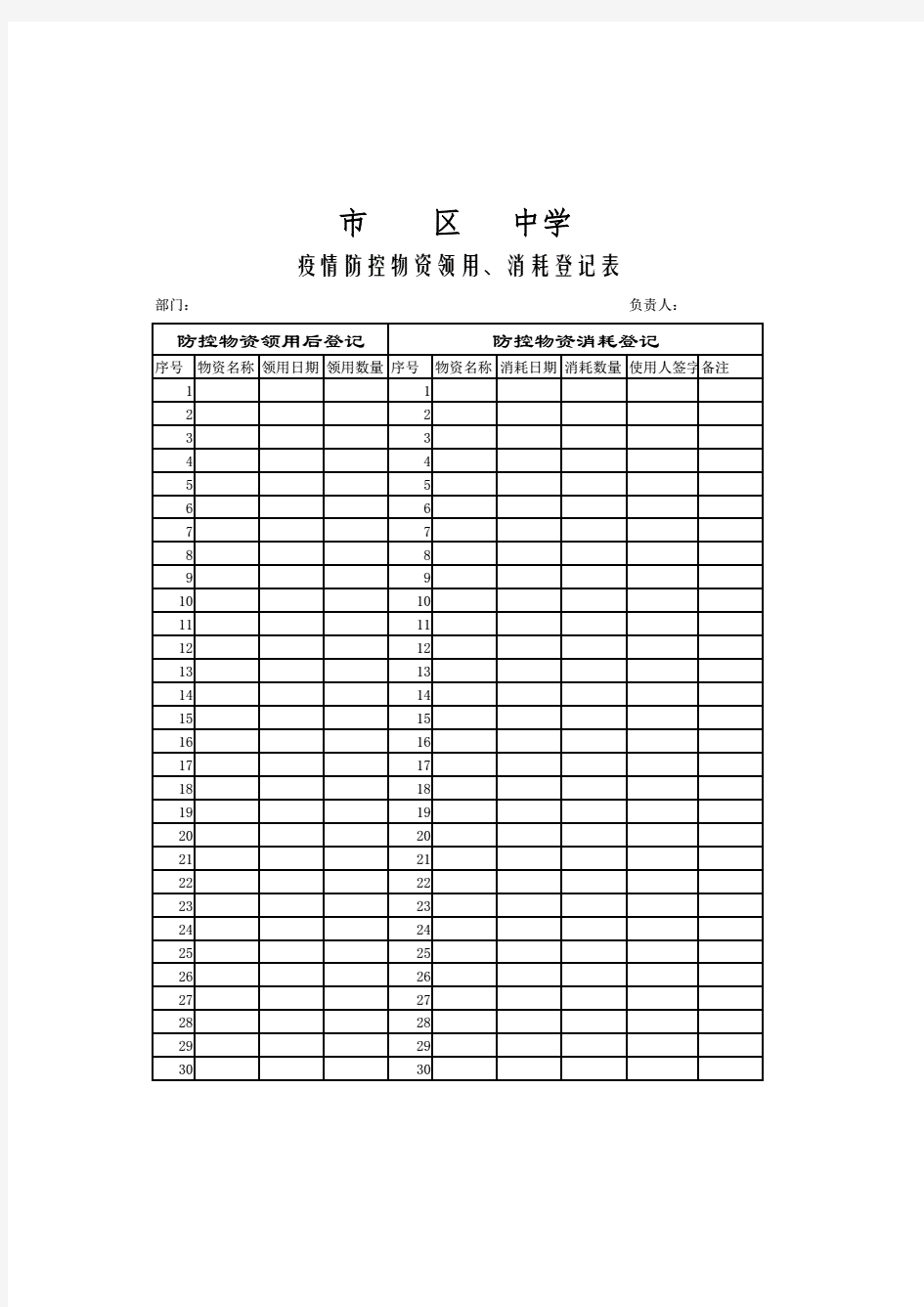 疫情防控物资领用、消耗登记表.pdf