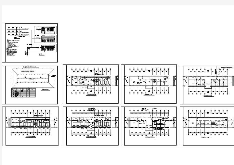 医院弱电施工与设计方案全套CAD图纸