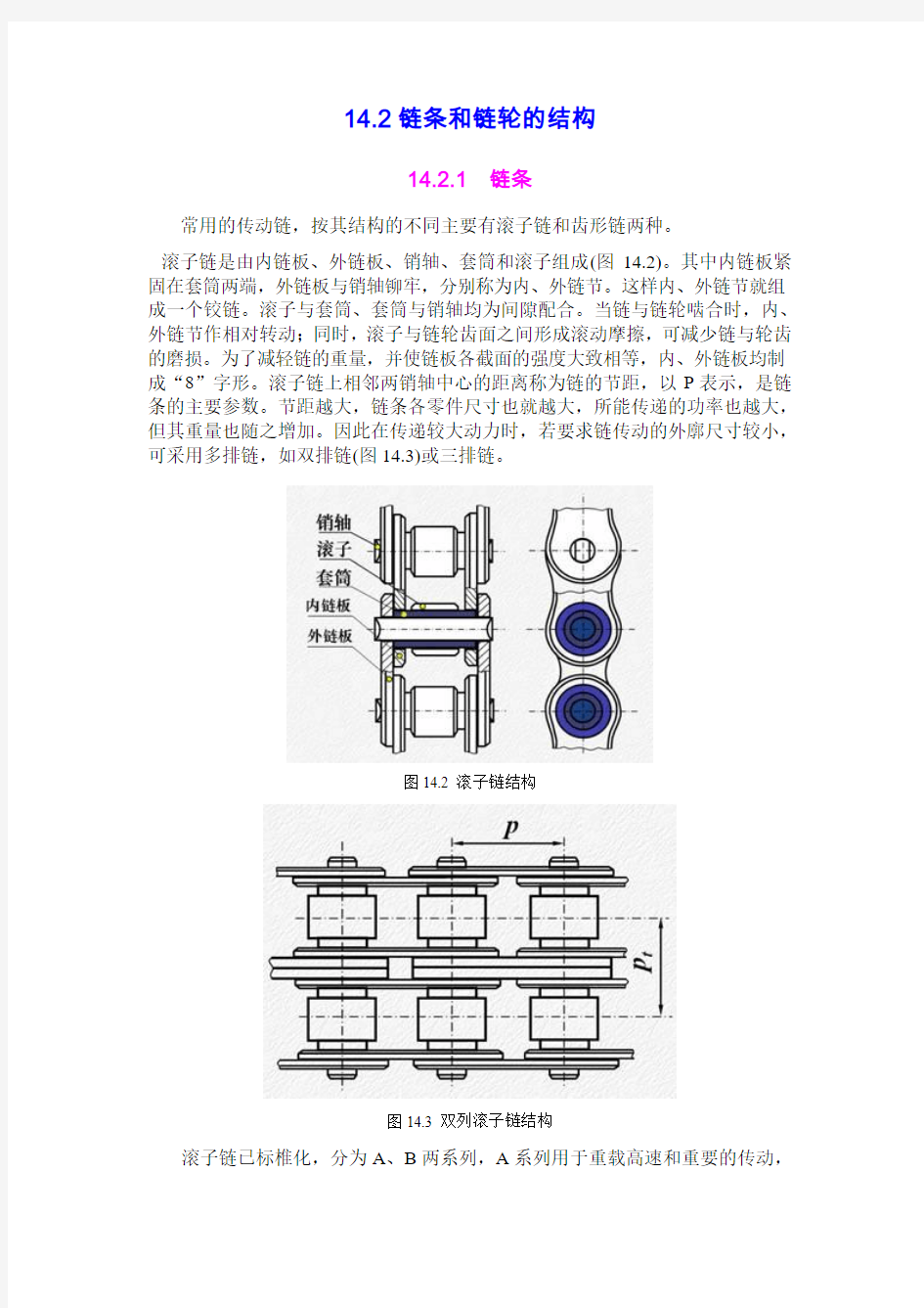 链轮与链条