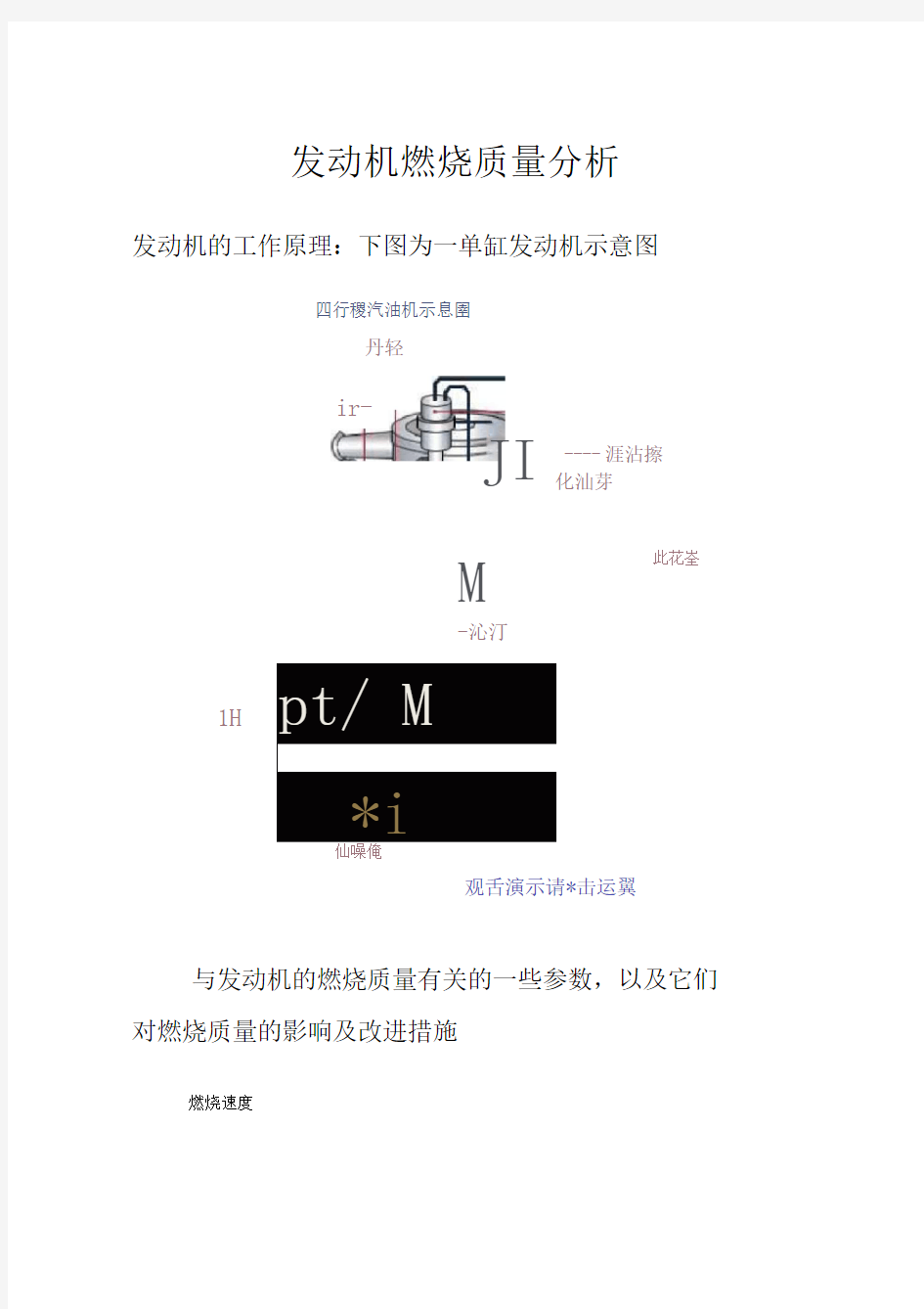 发动机燃烧质量分析(1)