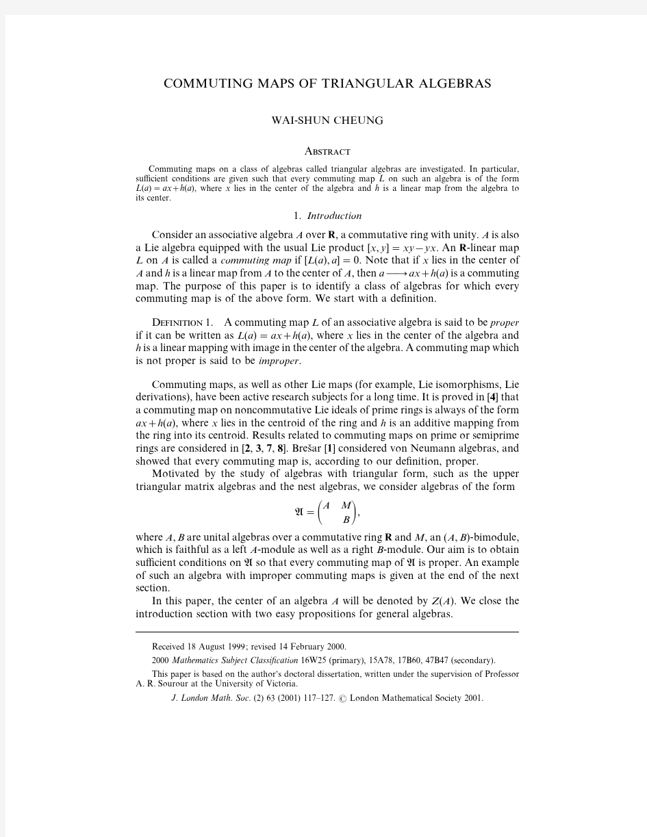 J. London Math. Soc.-2001-Cheung-117-27