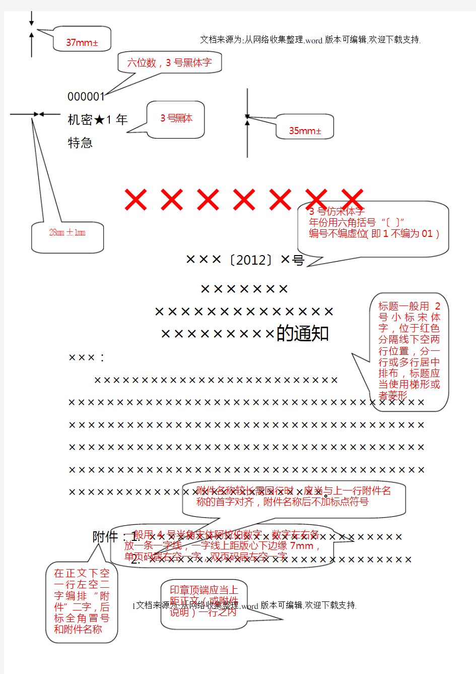 规范党政机关公文格式(文件)