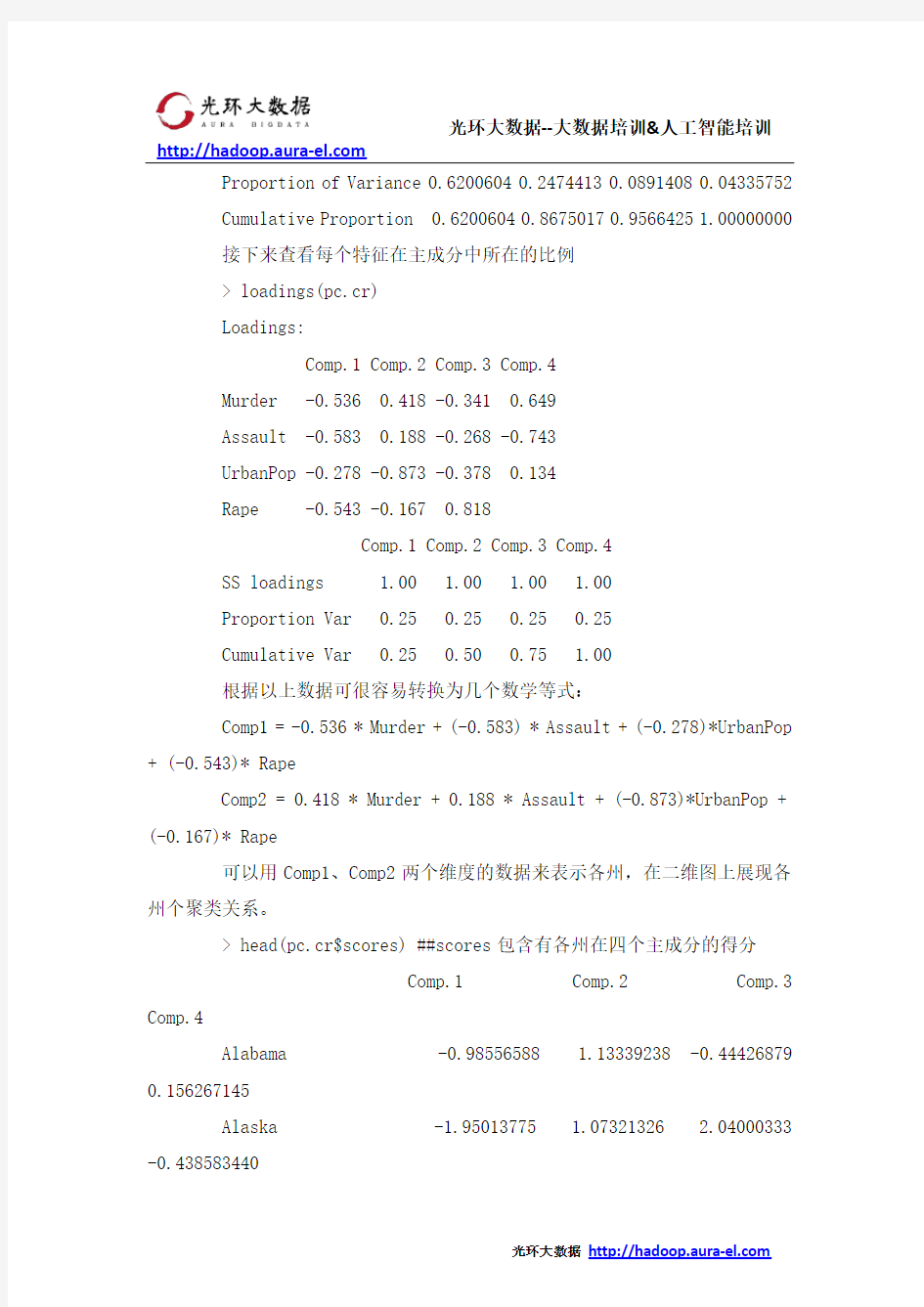 如何实现降维处理(R语言)_光环大数据培训机构