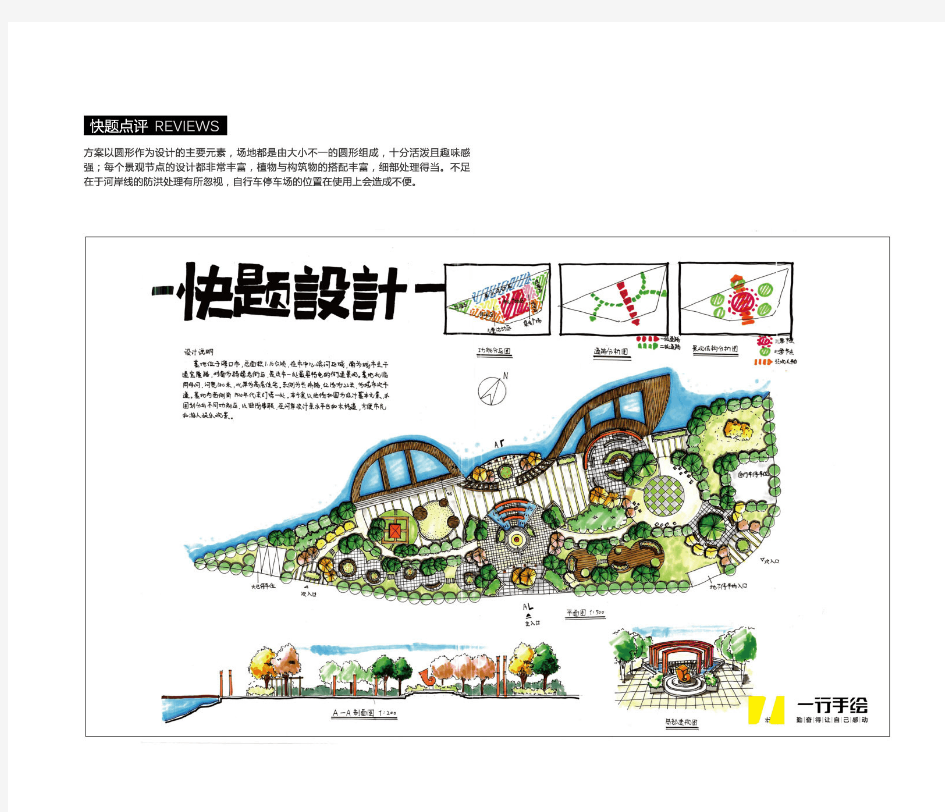 同济大学风景园林考研历年真题及解析-滨水休闲广场设计