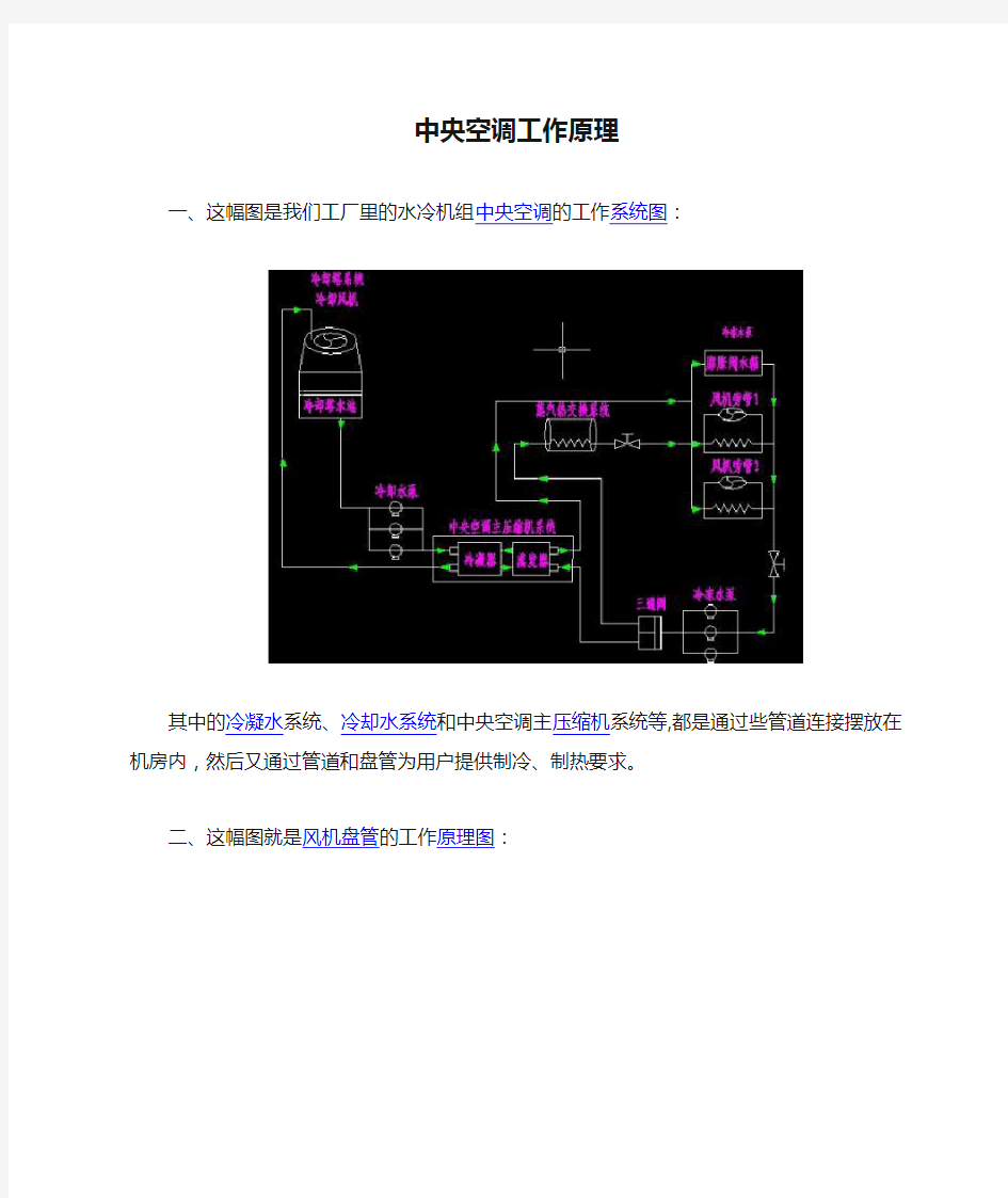 中央空调工作原理