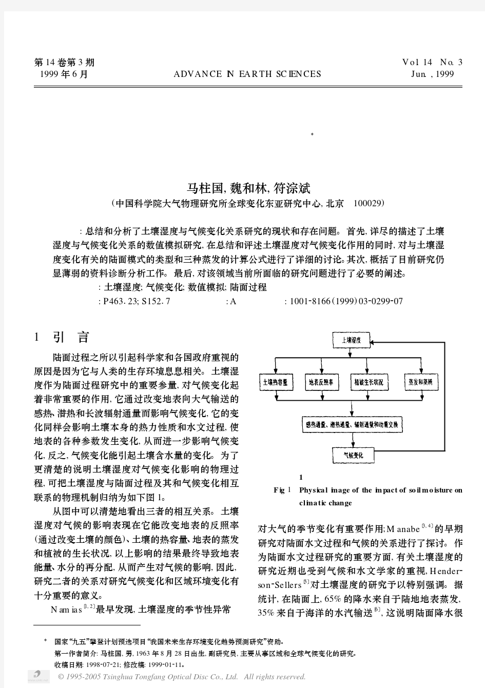 土壤湿度与气候变化关系的研究进展与展望Ξ