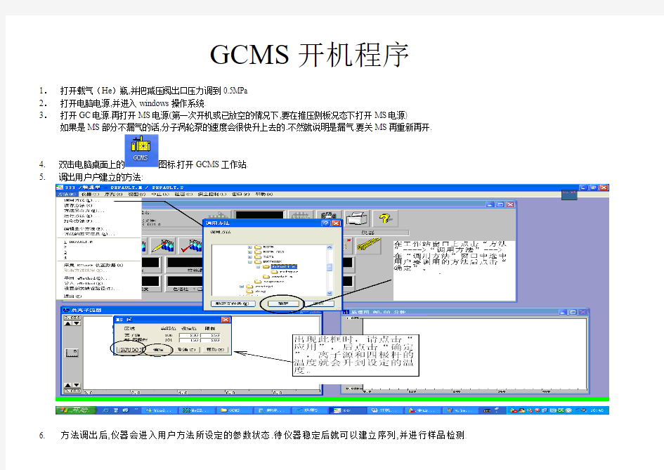 GCMS培训手册完整版剖析