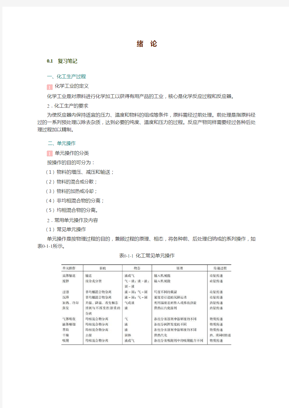 陈敏恒化工原理第4版知识点总结归纳课后答案