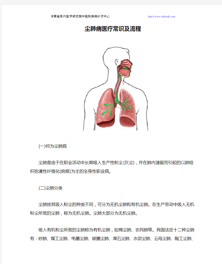 尘肺病医疗常识及流程