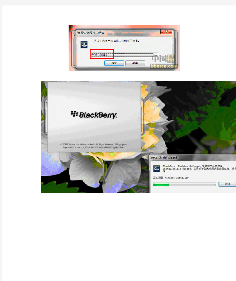 黑莓详细刷机教程ROM升级软件安装解开机密码U盘恢复SB文件导入常见设置