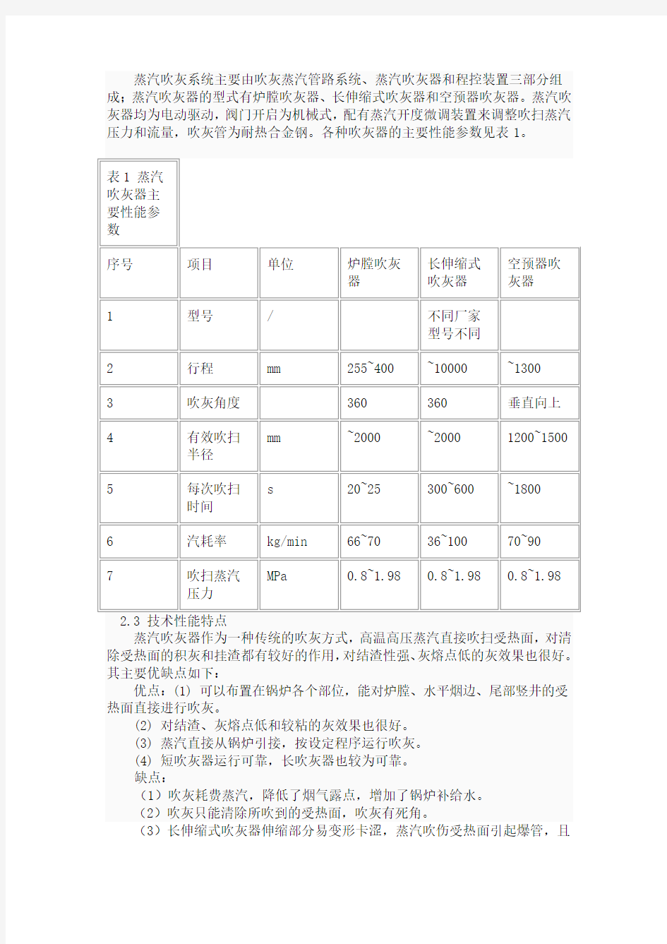 电厂锅炉吹灰系统组成及功能详解