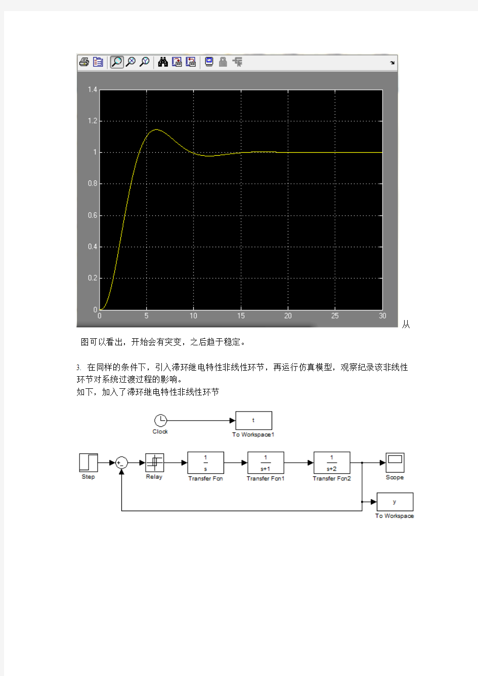 计算机仿真Matlab 实验报告二