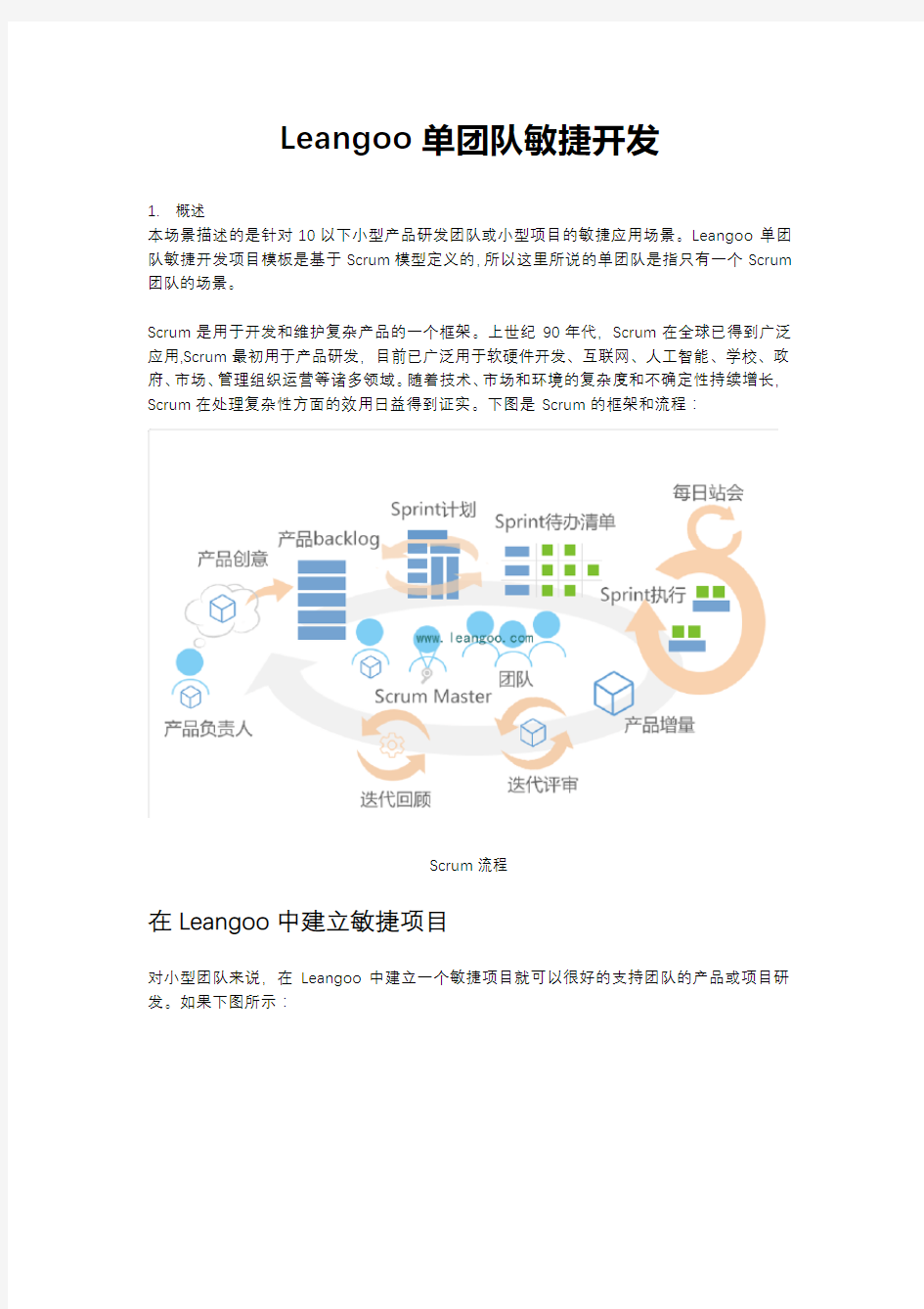 单团队scrum敏捷开发(1)