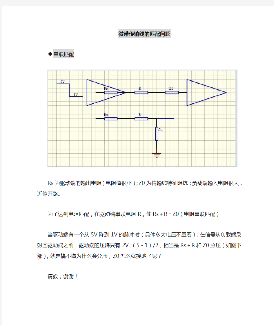 微带传输线的阻抗匹配问题