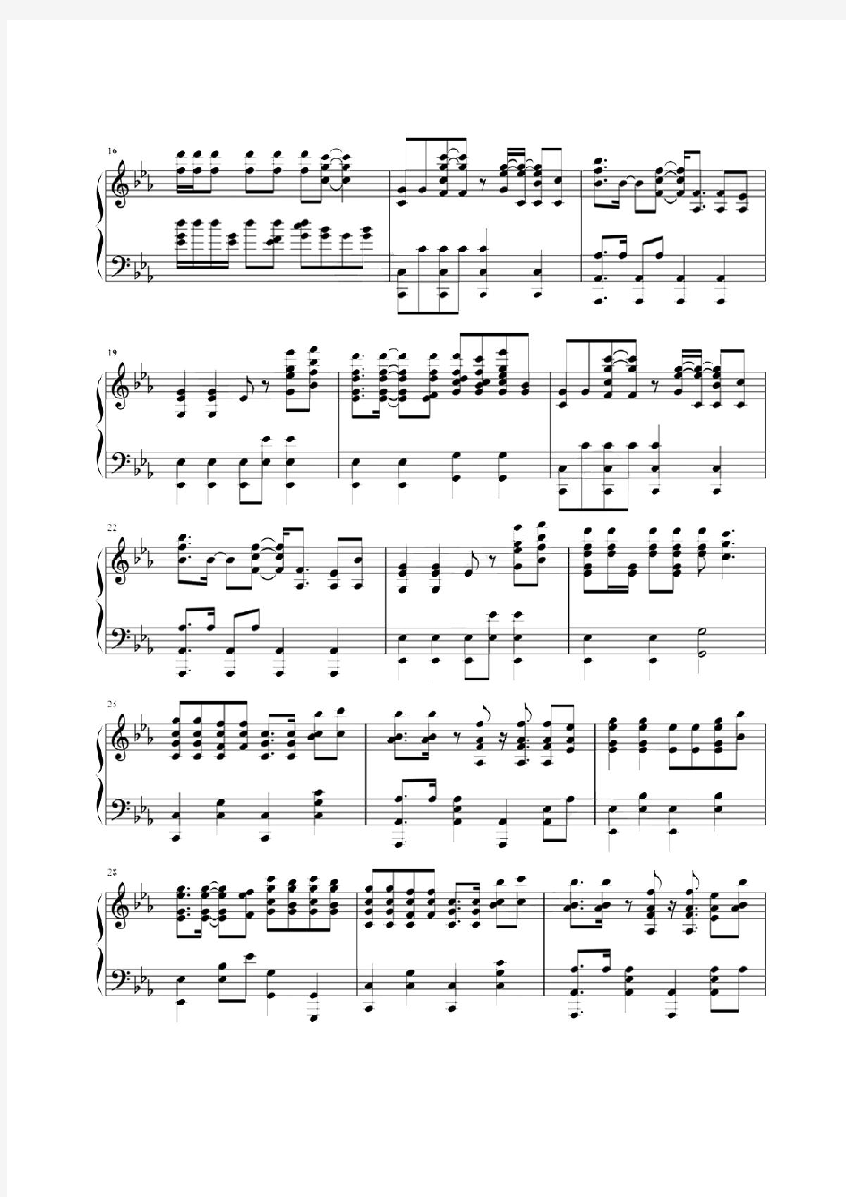 Nevada钢琴谱乐谱