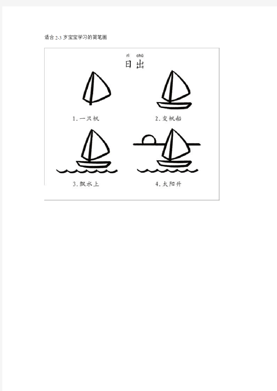 适合岁孩子的简笔画