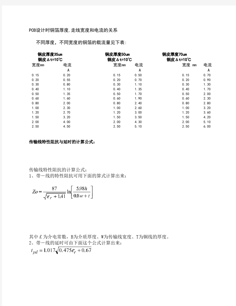 PCB设计时铜箔厚度