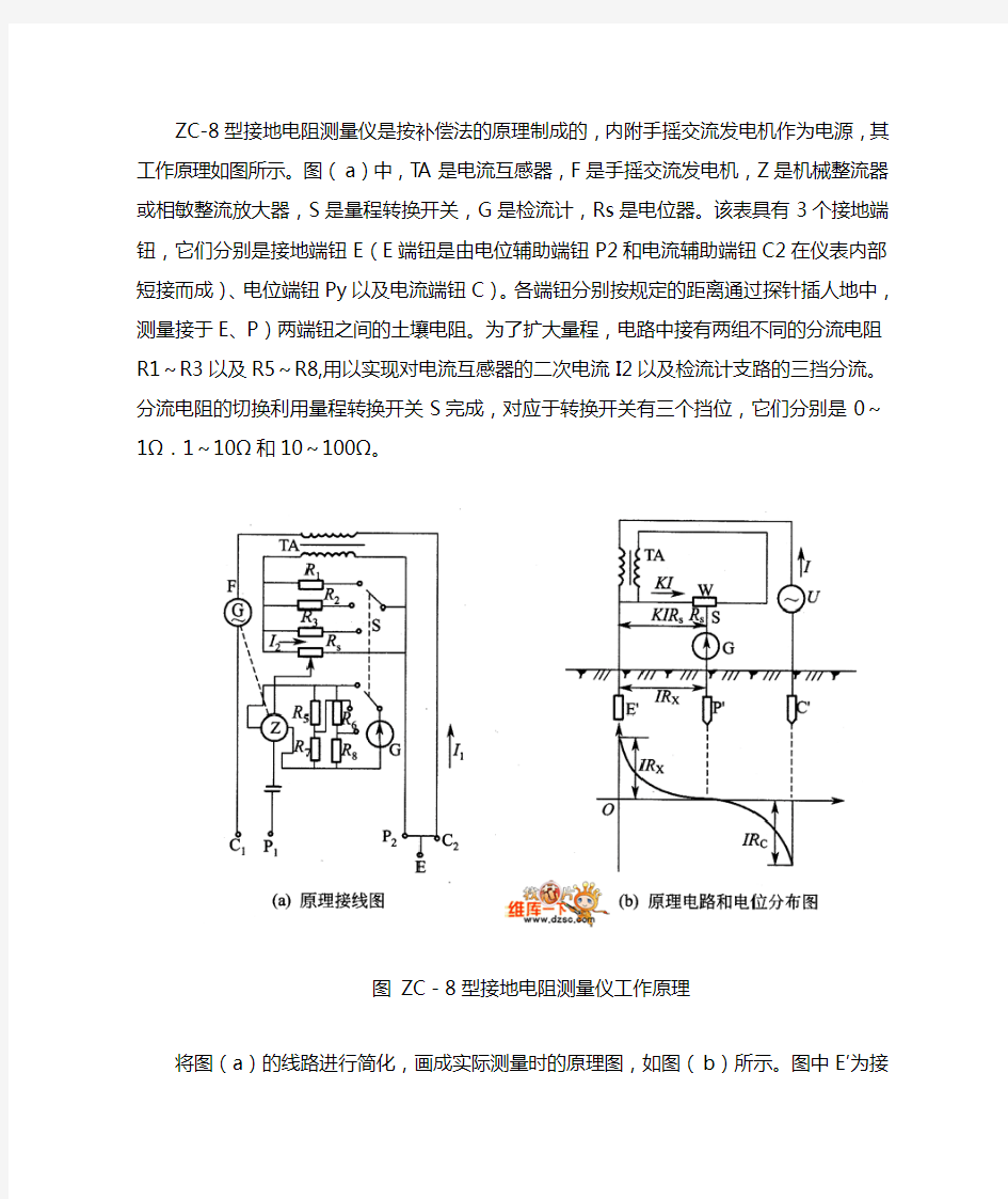 接地电阻测试仪工作原理