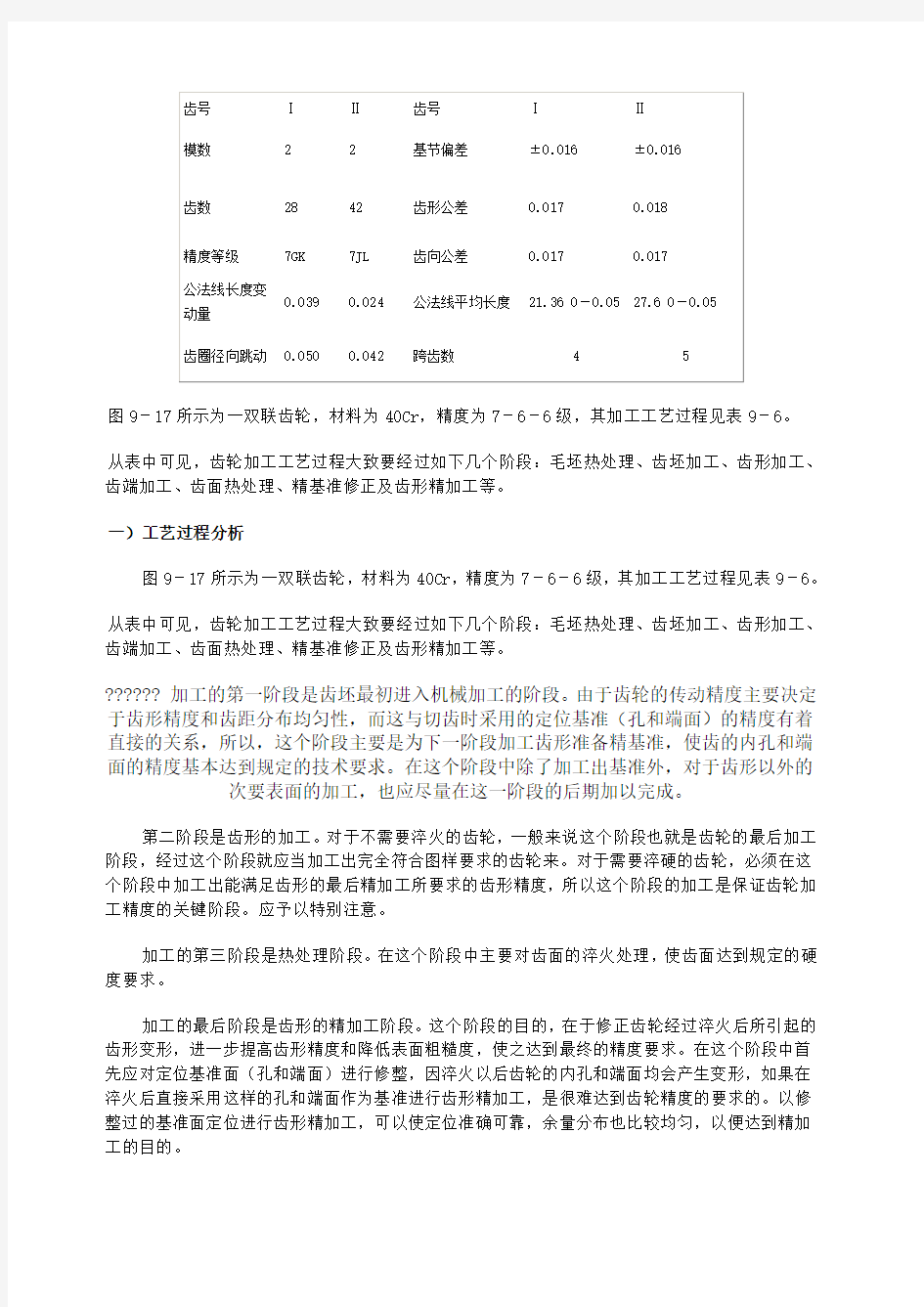 齿轮制造工艺=